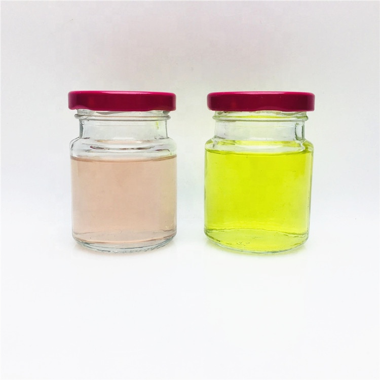 Wholesale 100ml200ml custom mini airtight glass jar and metal lids for honey round bird's nest glass bottle
