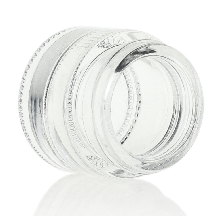 Wholesale 10g Mini Small Glass Jars Empty Fancy Cosmetic Lotion Jar