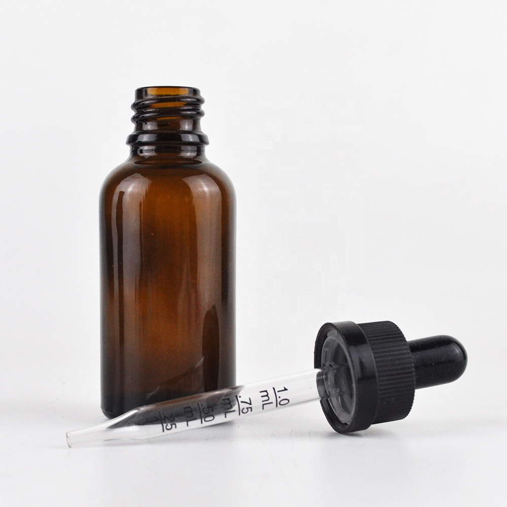 Wholesale 10ml 15ml 30ml 50ml round black frosted glass dropper bottle with screen printing for cosmetic essential oil