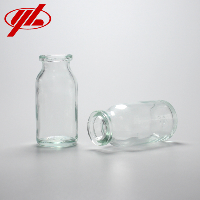 Wholesale 10ml Clear Empty Soda Lime Pharmaceutical Moulded Glass Vials Bottles for Injection