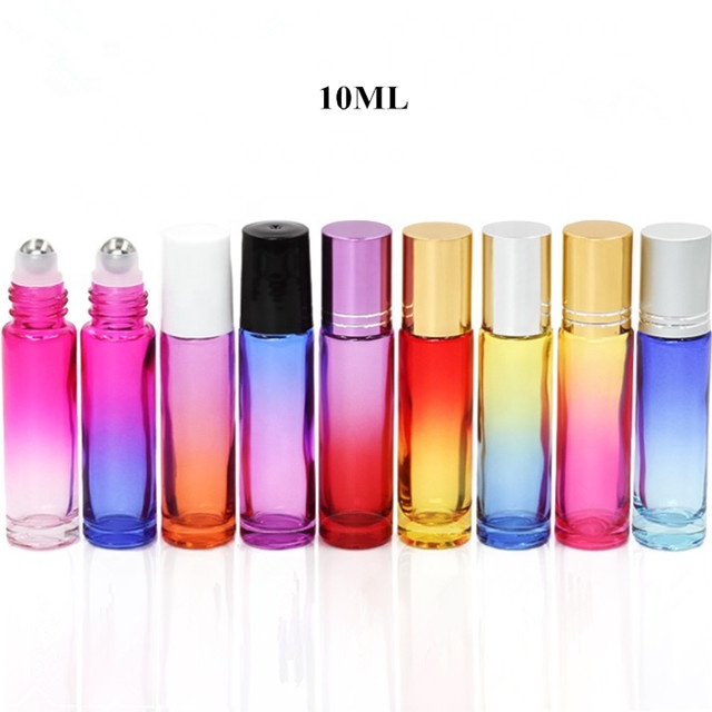 Wholesale 10ml Glass Perfume Roll On Bottle With Plastic/aluminum Cap
