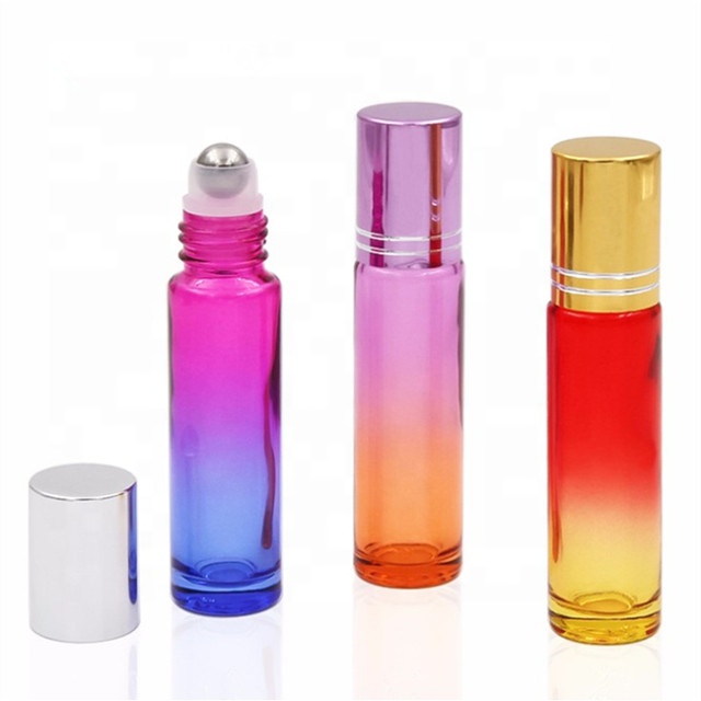 Wholesale 10ml Glass Perfume Roll On Bottle With Plastic/aluminum Cap