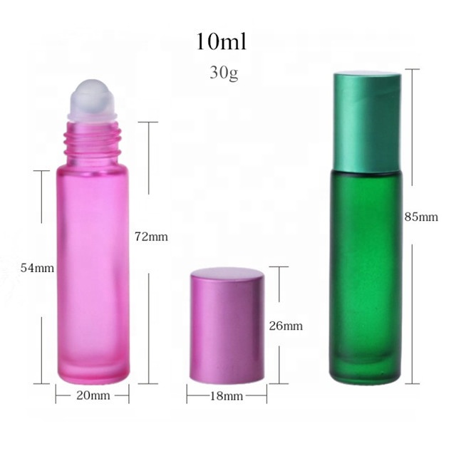 Wholesale 10ml Glass Perfume Roll On Bottle With Plastic/aluminum Cap