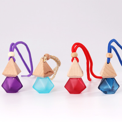 Wholesale 10ml car fragrance car perfume car hanging diffuser bottle with colorful string