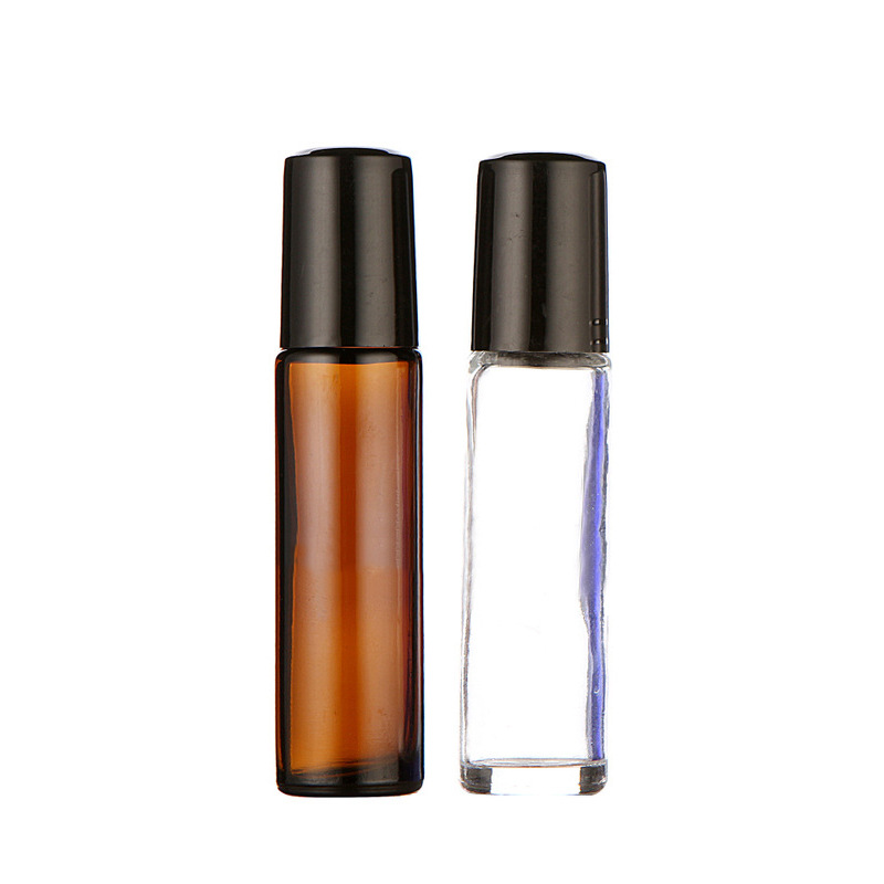 Wholesale 10ml essential oil roller glass bottles perfume roller ball bottle