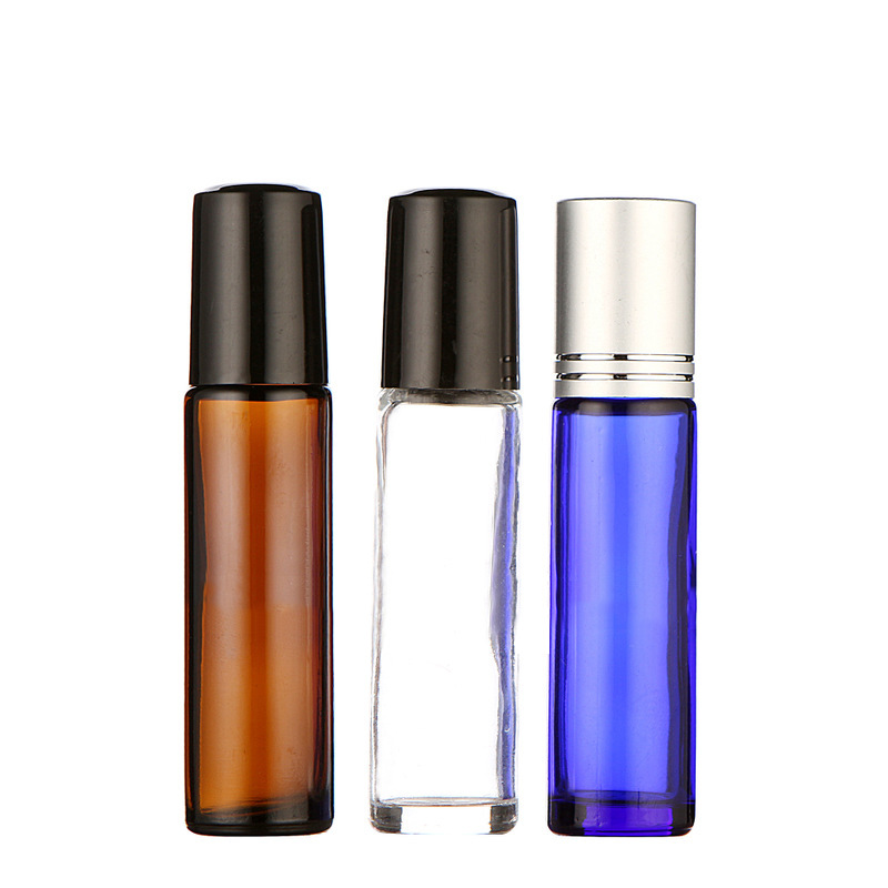 Wholesale 10ml essential oil roller glass bottles perfume roller ball bottle