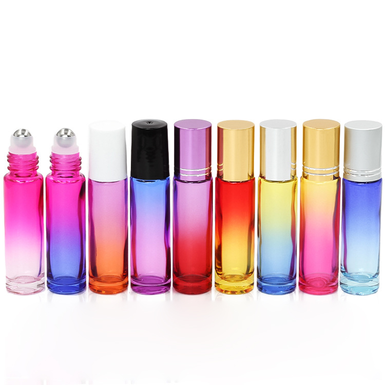 Wholesale 10ml essential oil roller glass bottles perfume roller ball bottle