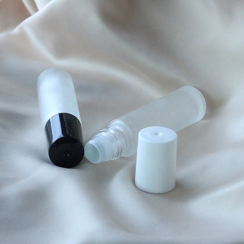 Wholesale 10ml frosted glass roller bottle perfume roll on bottle (NRB15A)