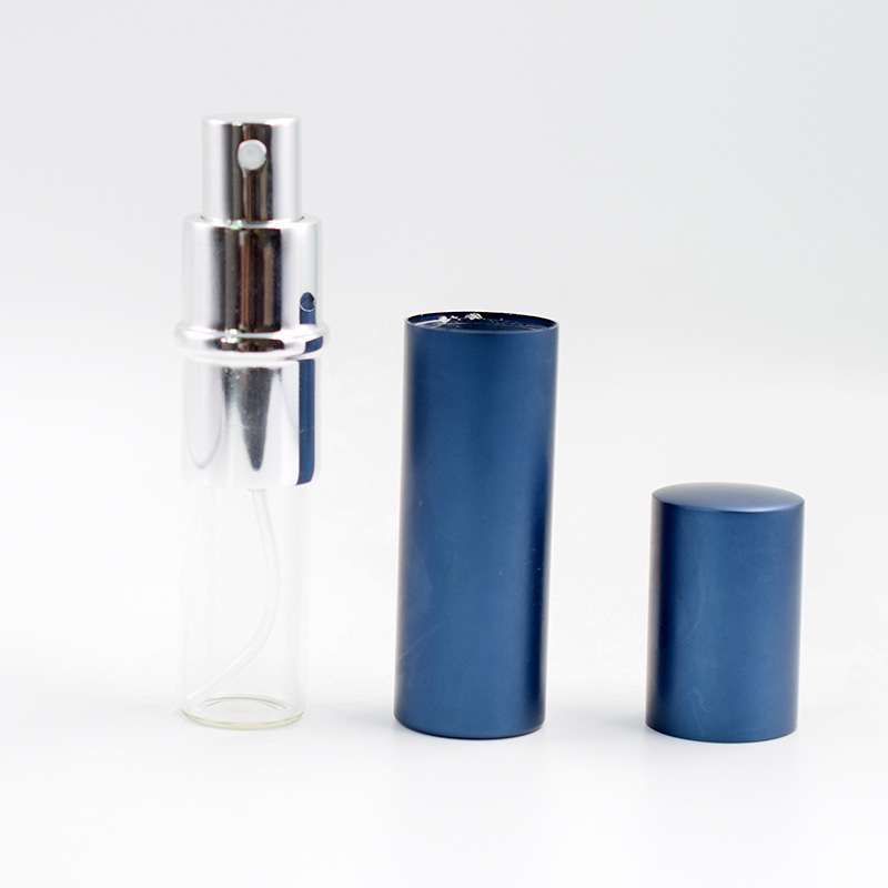 Wholesale 10ml small mini type aluminum perfume refillable atomizer bottle envases cosmeticos frascos para perfumes