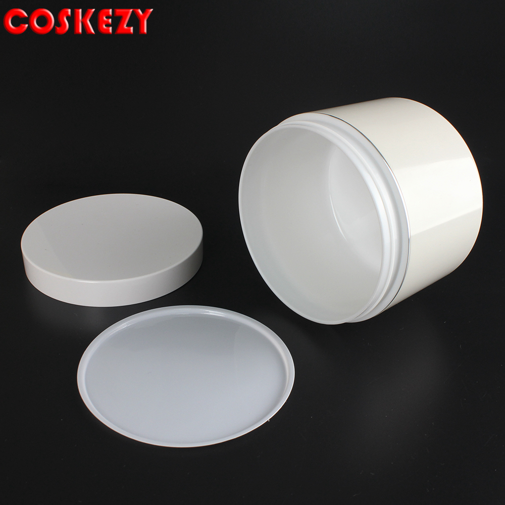Wholesale 10oz plastic jars white cosmetic jar packaging luxury cosmetic bottles and jars for personal skin care