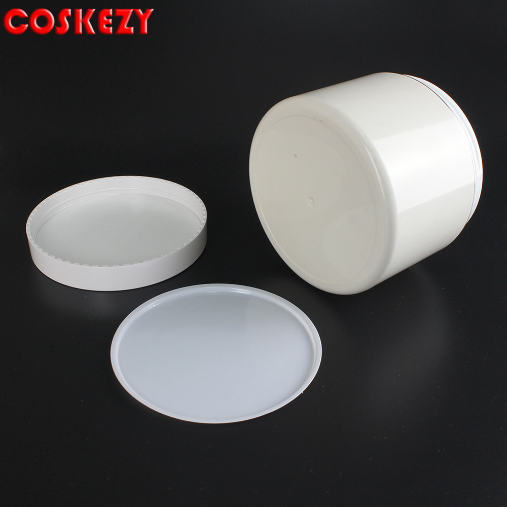Wholesale 10oz plastic jars white cosmetic jar packaging luxury cosmetic bottles and jars for personal skin care
