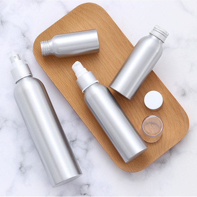 Wholesale 12 oz 50ml aluminum bottle for olive oil perfume