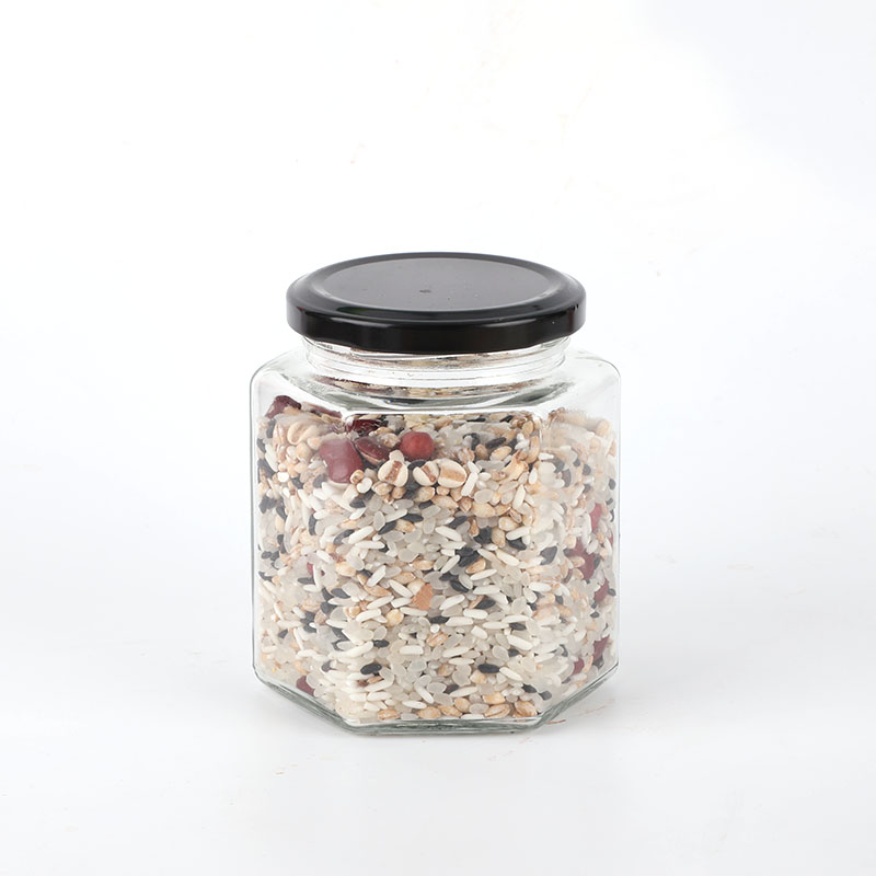 Wholesale 120ml 220ml 330ml 400ml 580ml glass spice honey jammini jar with altight lid