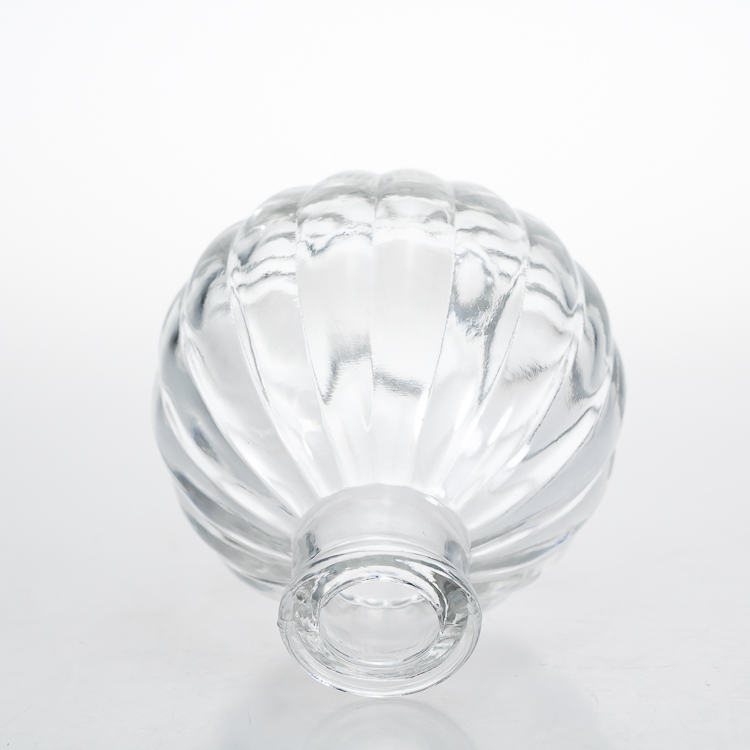 Wholesale 120ml Round Pumpkin Shape Glass Reed Diffuser Bottles With Cork