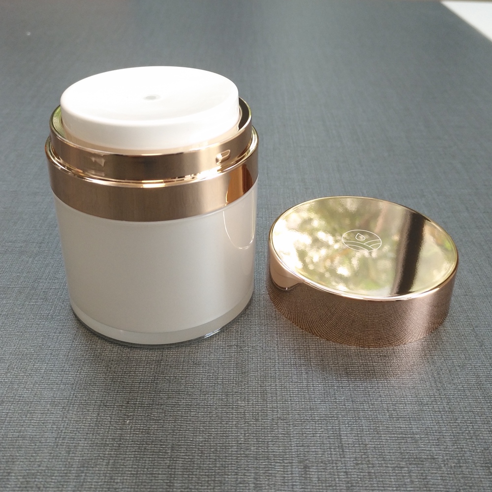 Wholesale 15 30 50g good quality cream clear cosmetic airless containers jar