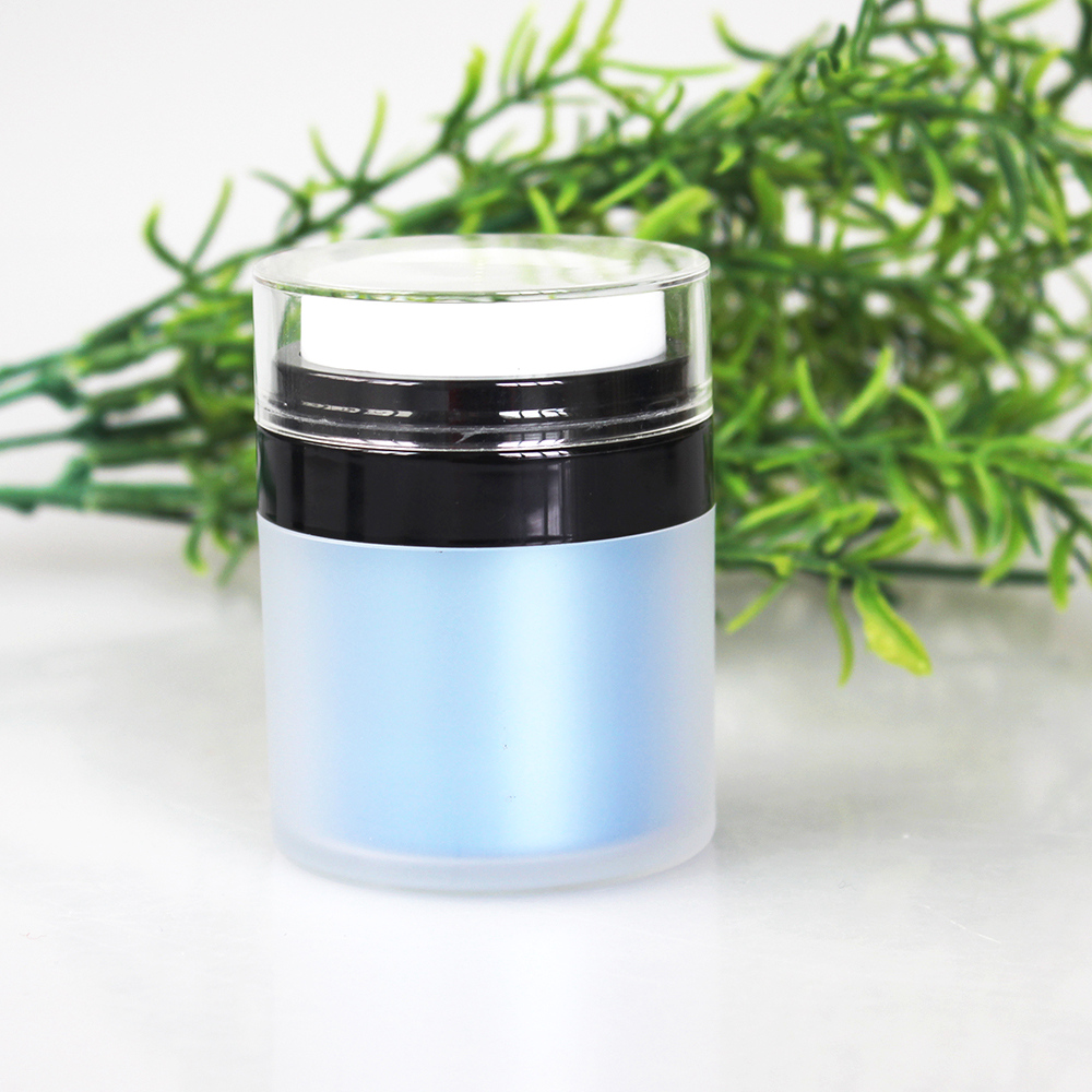 Wholesale 15 30 50g good quality cream clear cosmetic airless containers jar