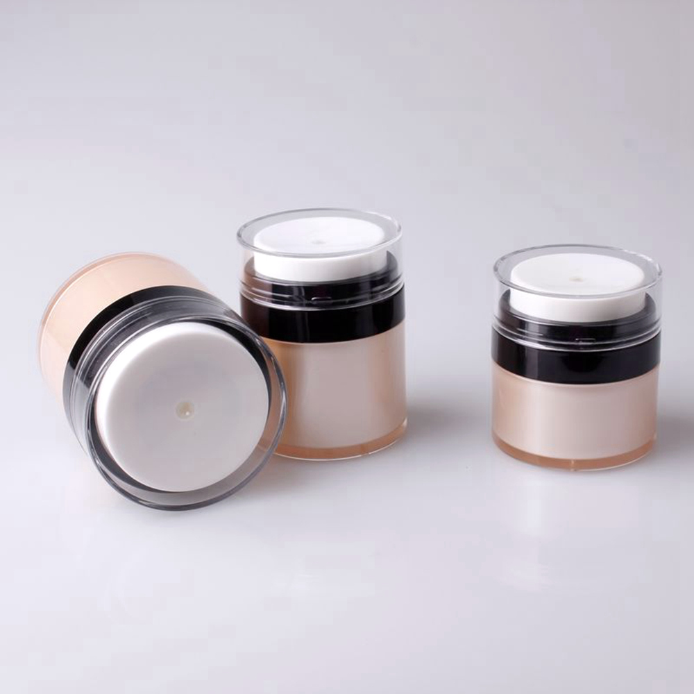Wholesale 15 30 50g good quality cream clear cosmetic airless containers jar