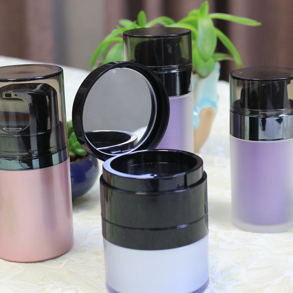 Wholesale 15 30 50g good quality cream clear cosmetic airless containers jar