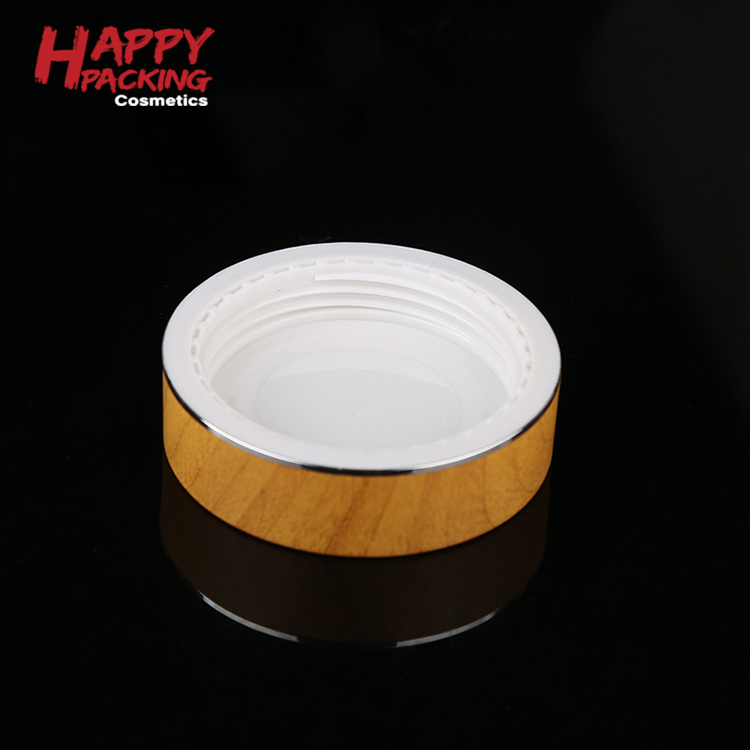 Wholesale 15 G 30 G 50 G Acrylic Cosmetic Containers Round Shaped Bamboo Cream Jar For Face Cream