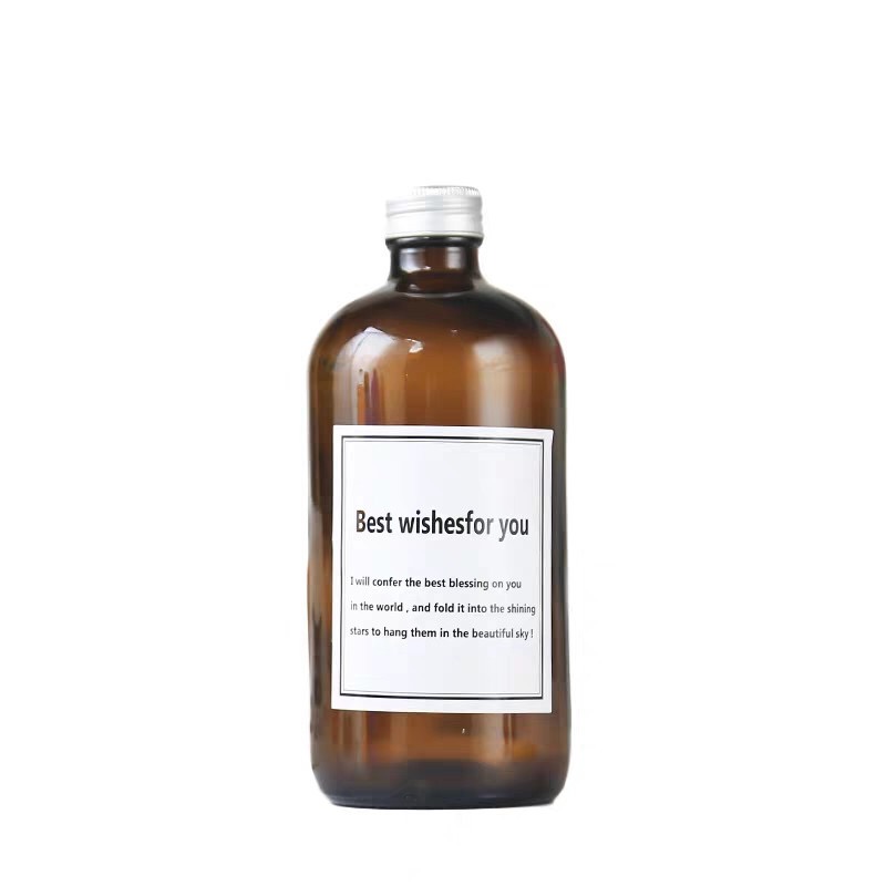 Wholesale 150ml 250ml toner essence lotion brown glass bottle