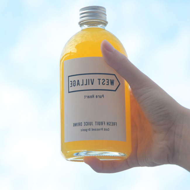 Wholesale 150ml 300ml 350ml 500ml empty milk juice tea glass beverage bottle with screw cap