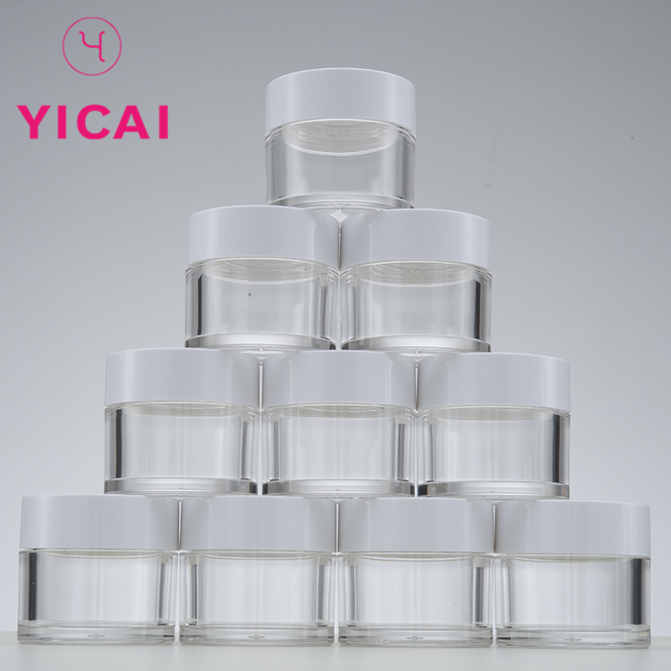 Wholesale 150ml Round Recycled Plastic Screw Lid Cosmetic PETG Jar,Lotion Container
