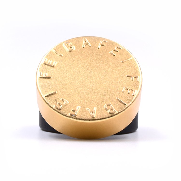 Wholesale 15g 30g 50g cosmetic cream containers frosted amber glass jar with gold aluminum screw lid