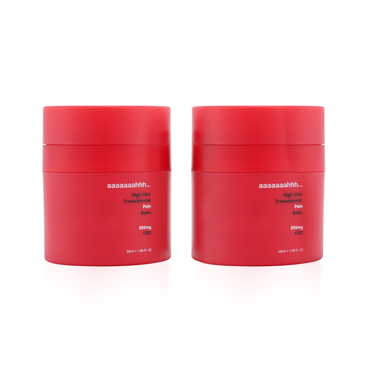 Wholesale 15g 30g 50g shiny silver collar airless pump makeup cream storage plastic pot jars for cream with lids