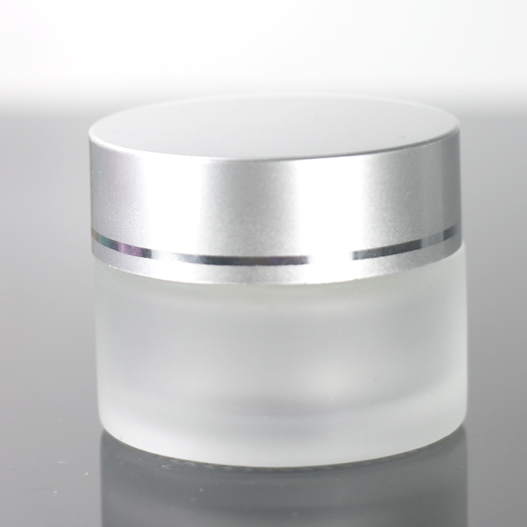 Wholesale 15g 5-100g Transparent Cream Bottle Glass Matte Cream Eye Cream Bottle