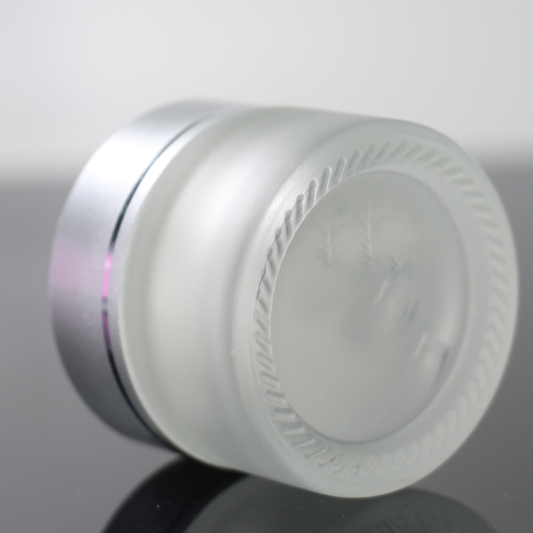 Wholesale 15g 5-100g Transparent Cream Bottle Glass Matte Cream Eye Cream Bottle