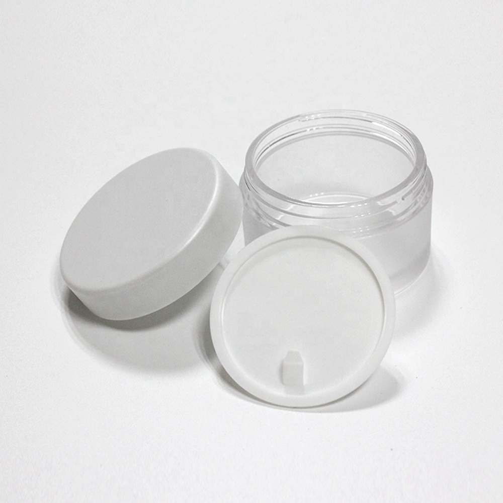 Wholesale 15g 50g 80g new design eco plastic PETG cosmetic cream jar