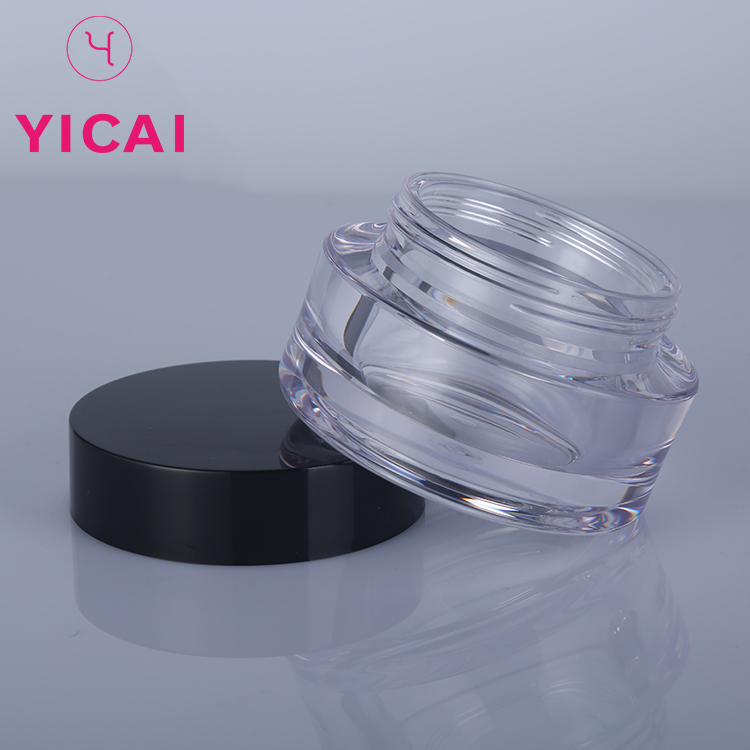 Wholesale 15g Custom Size Petg Clear Cosmetic Container Jar