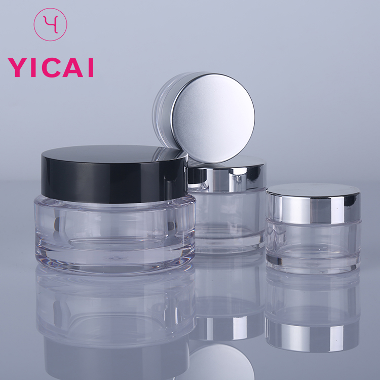 Wholesale 15g Custom Size Petg Clear Cosmetic Container Jar