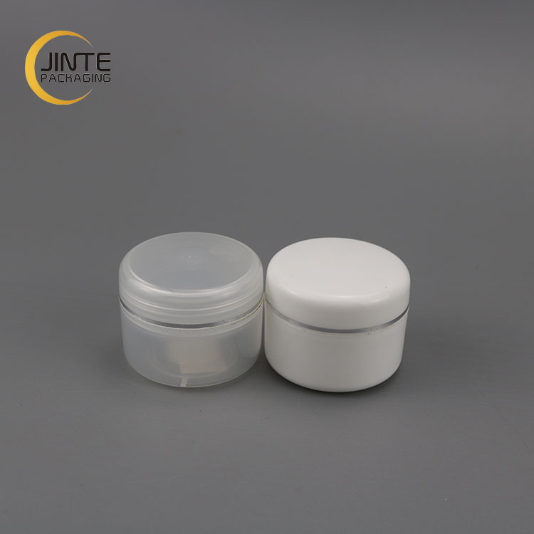 Wholesale 15g small size empty injection double wall cream PP jar for UV gel