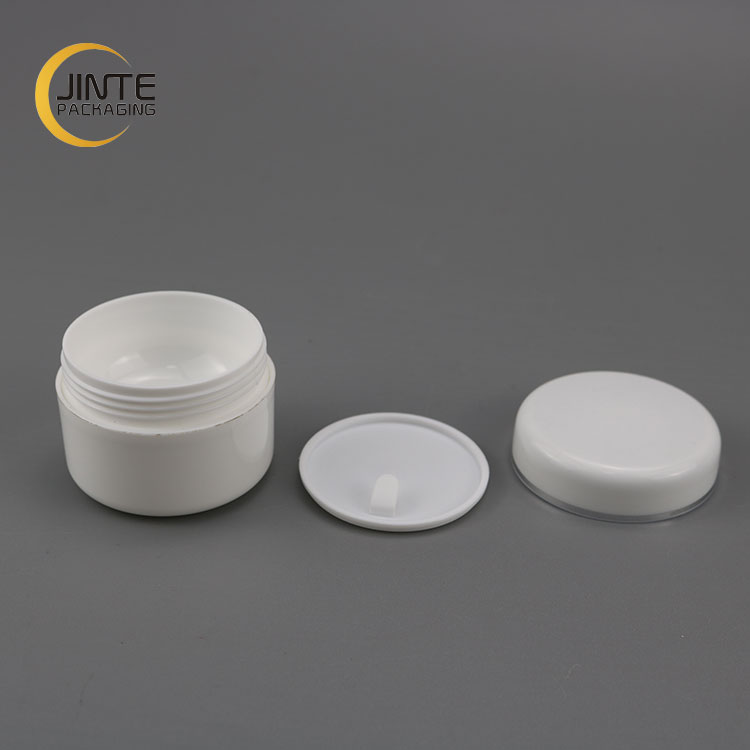 Wholesale 15g small size empty injection double wall cream PP jar for UV gel