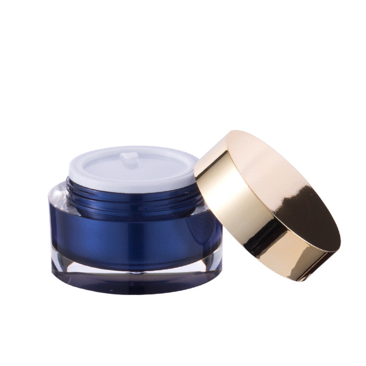 Wholesale 15g30g50g Luxury Double Walled Square Shape Cosmetic Cream Jars