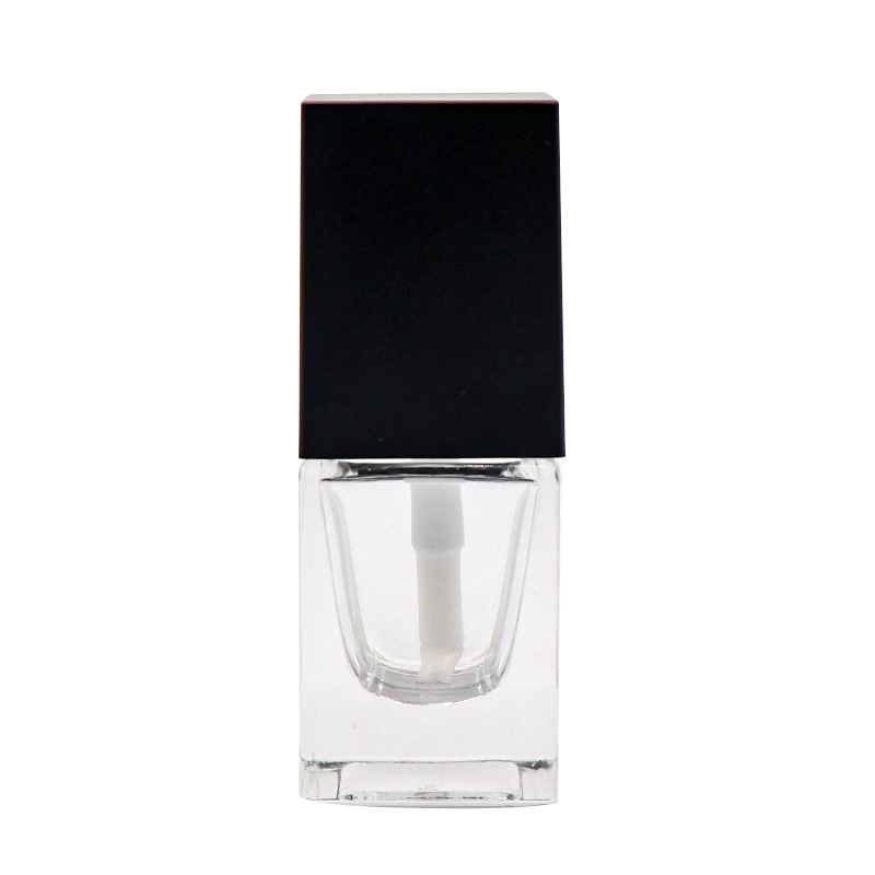 Wholesale 15ml 20ml 30ml 50ml Cosmetic Skin Care Serum Pump Bottle Black Pump Square Glass Bottle