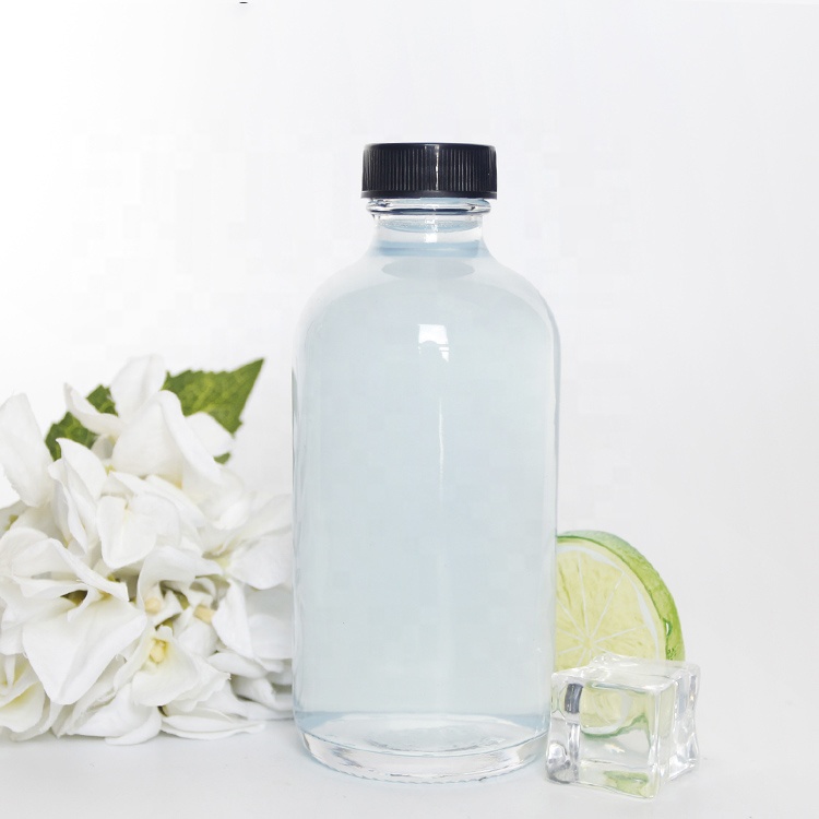 Wholesale 16 oz Round Fruit Juice Beverage Glass Bottles 500 ml with aluminum plastic lid