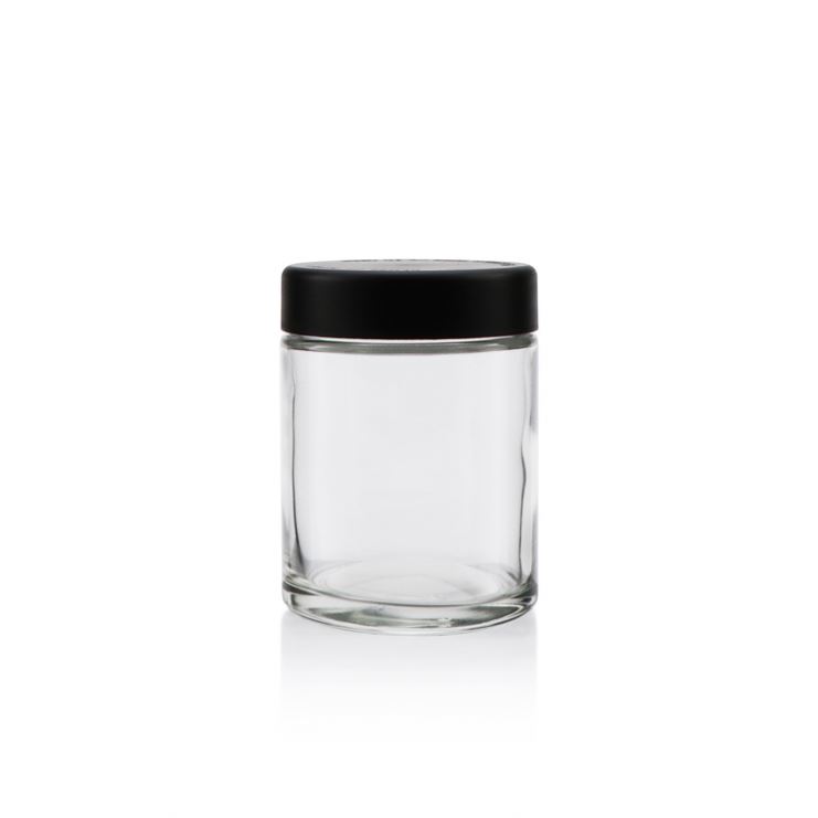 Wholesale 1Oz 2Oz 3Oz 4Oz 6Oz 8Oz CBD vape Flower Container glass jar 8oz