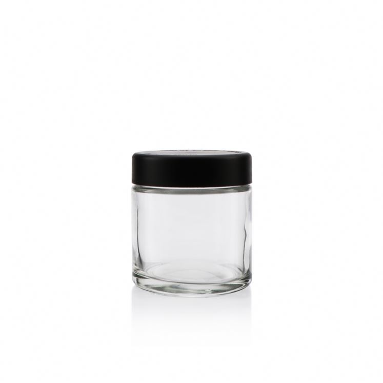 Wholesale 1Oz 2Oz 3Oz 4Oz 6Oz 8Oz CBD vape Flower Container glass jar 8oz