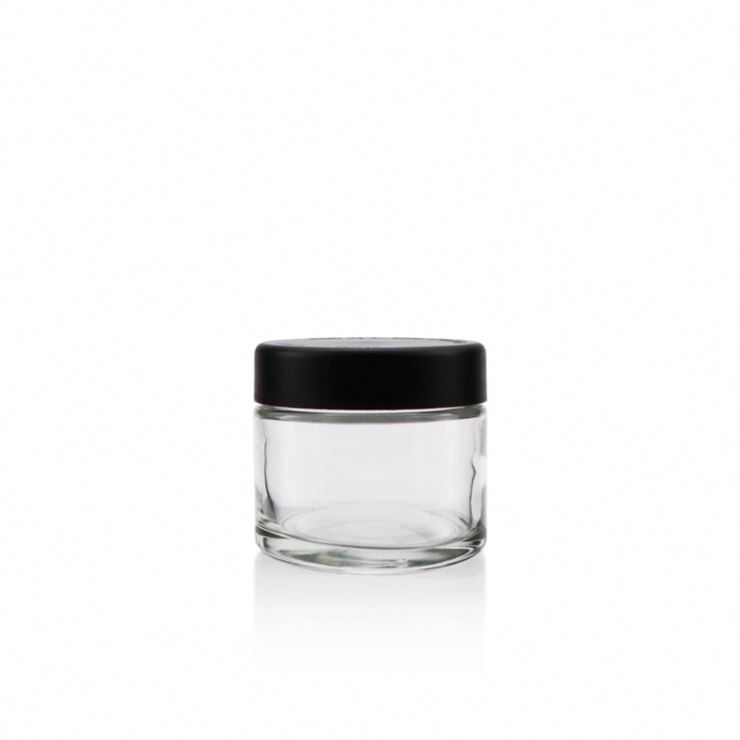 Wholesale 1Oz 2Oz 3Oz 4Oz 6Oz 8Oz CBD vape Flower Container glass jar 8oz