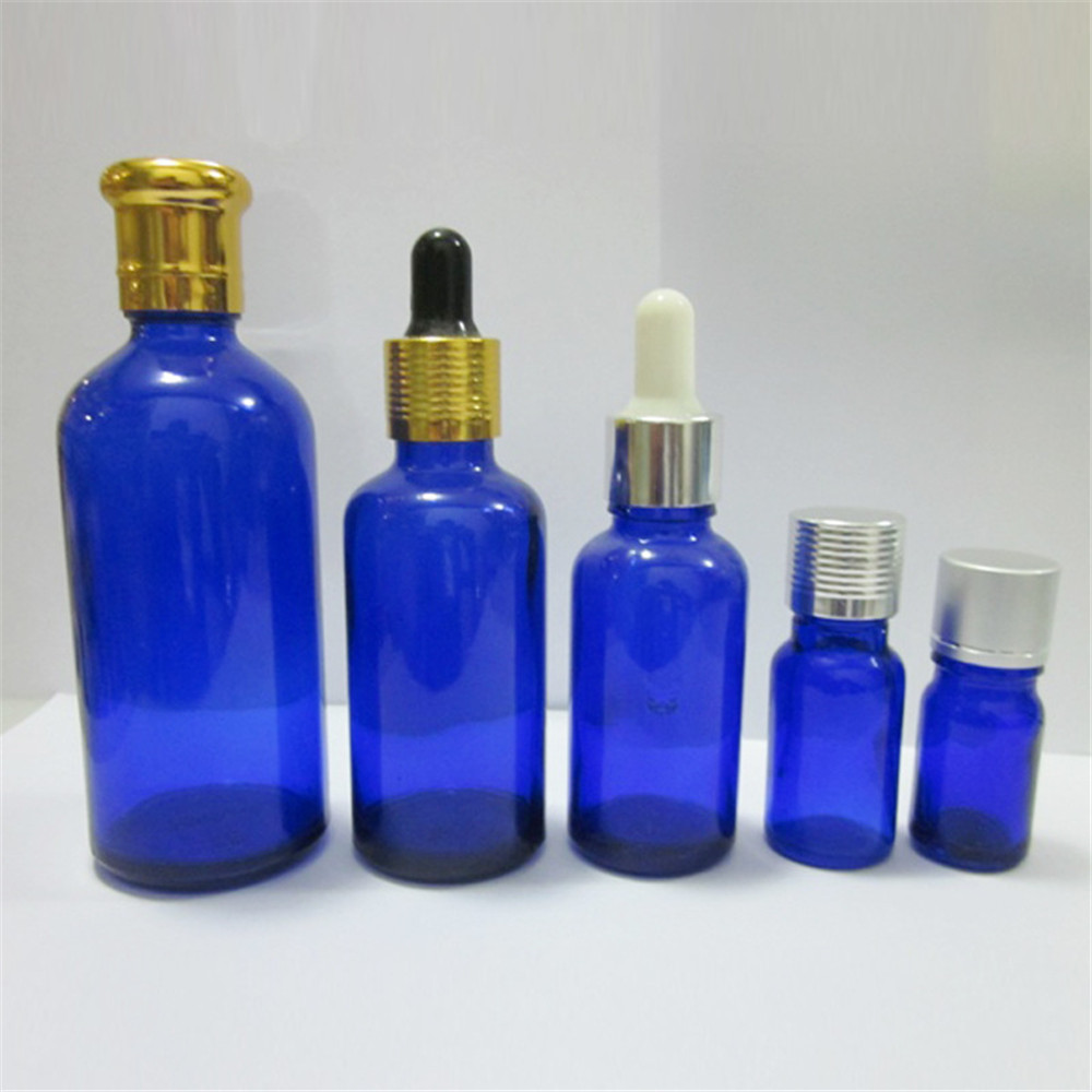 Wholesale 1oz 2oz 3oz 4oz 5oz 6oz 7oz 8oz Amber /clear /green Cosmetic Boston Round Glass Bottles with Dropper/Screw Cap/Spray