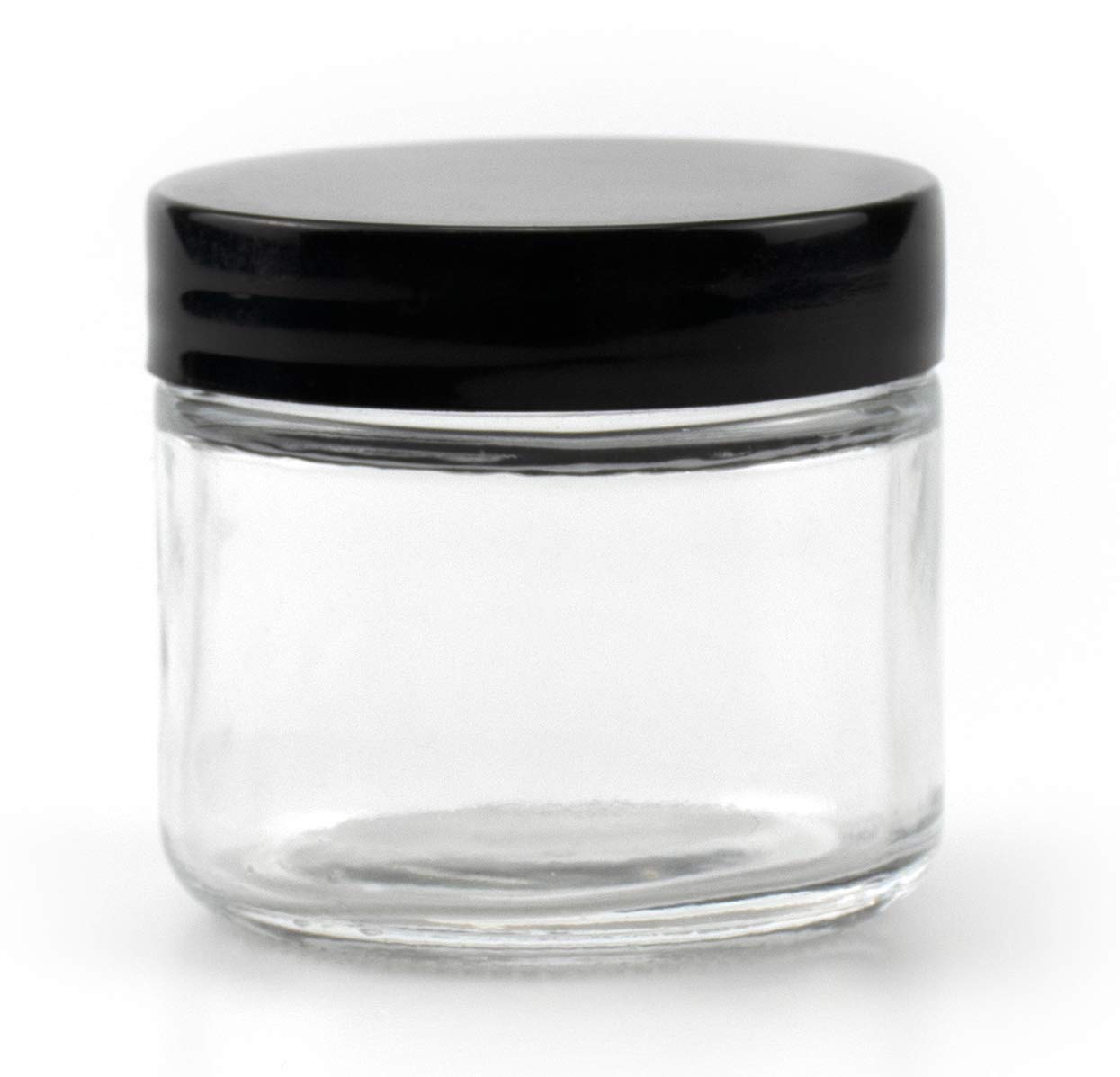 Wholesale  2 oz 60 ml Clear Round Cream Glass Jar for Cosmetic Cream