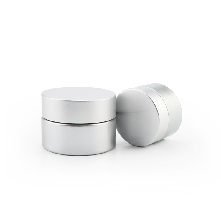 Wholesale 20 30 60 100 gram empty makeup lotion container wide mouth frosted clear face cream jars glass with caps