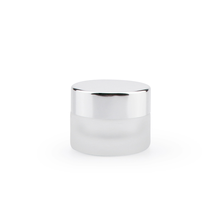 Wholesale 20 30 60 100 gram empty makeup lotion container wide mouth frosted clear face cream jars glass with caps