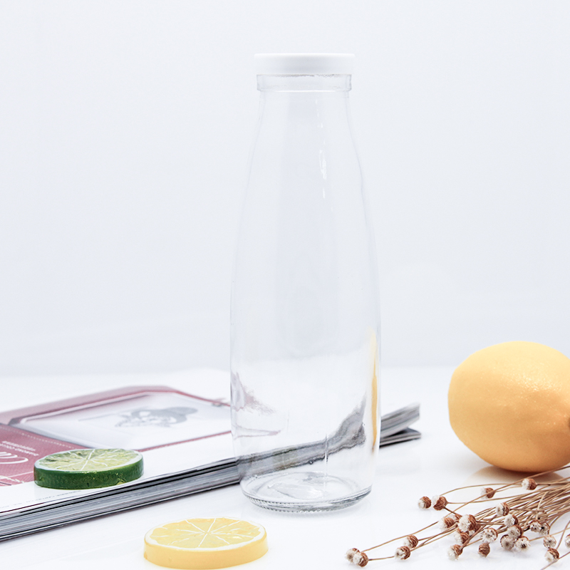 Wholesale 200Ml 250Ml 500Ml 1000Ml Glass Milk Bottle With Metal Lid
