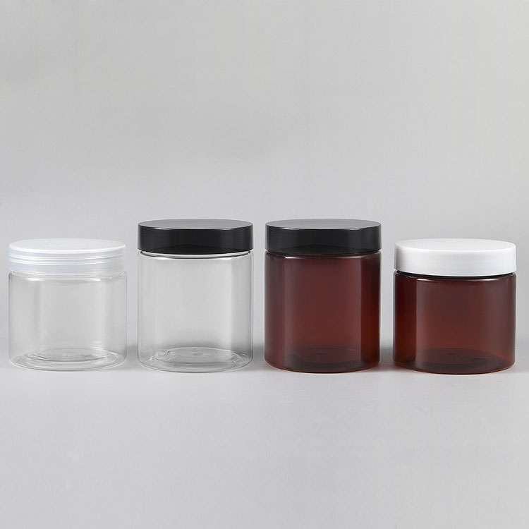 Wholesale 200g 250ml  Plastic PET Jar Food Packaging Jar  with screw cap