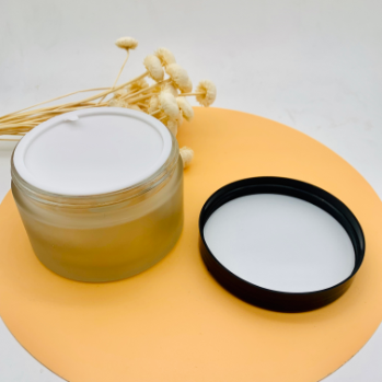 Wholesale 200g High Quality Clear Frosted Cosmetic Glass Cream Jars