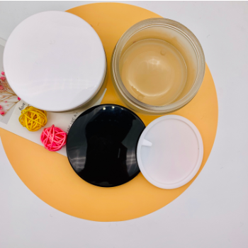 Wholesale 200g High Quality Clear Frosted Cosmetic Glass Cream Jars