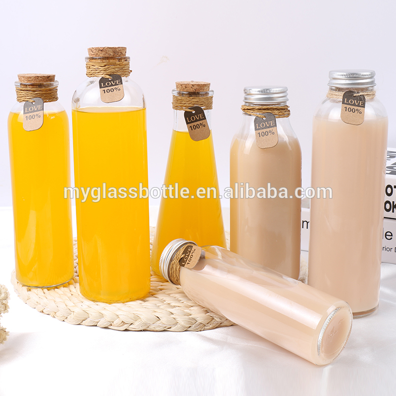 Wholesale 200ml Cold Brew Coffee Glass Bottles With Lids